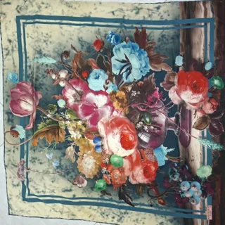 روسری ساتن ابریشم مجلسی