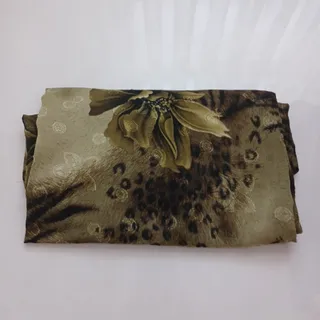 پارچه حریر سبز