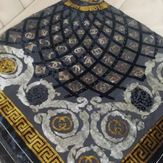 روسری قواره بزرگ مخمل130س