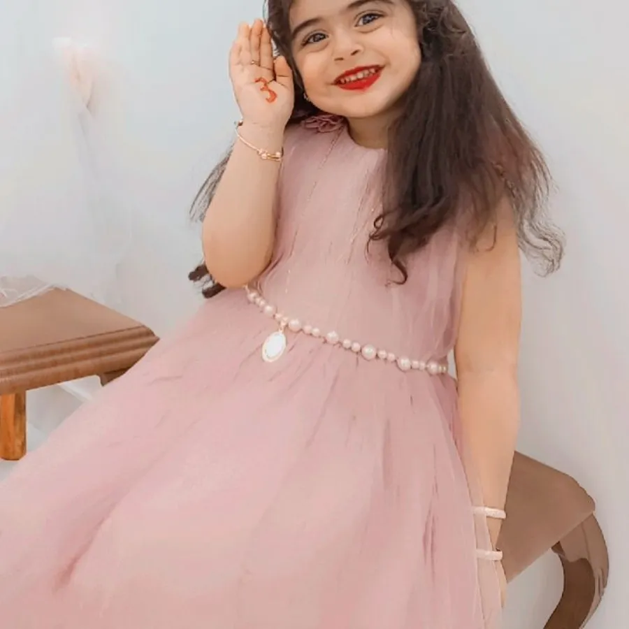 پیراهن حریر چند لایه تور