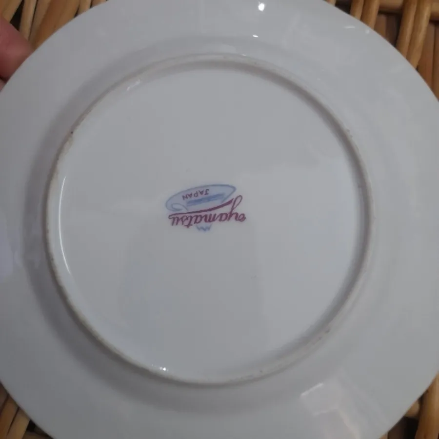 پیش دستی گل سرخی قدیمی