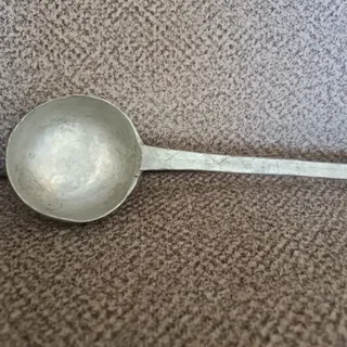 ست کفگیر و ملاقه مسی قدیم
