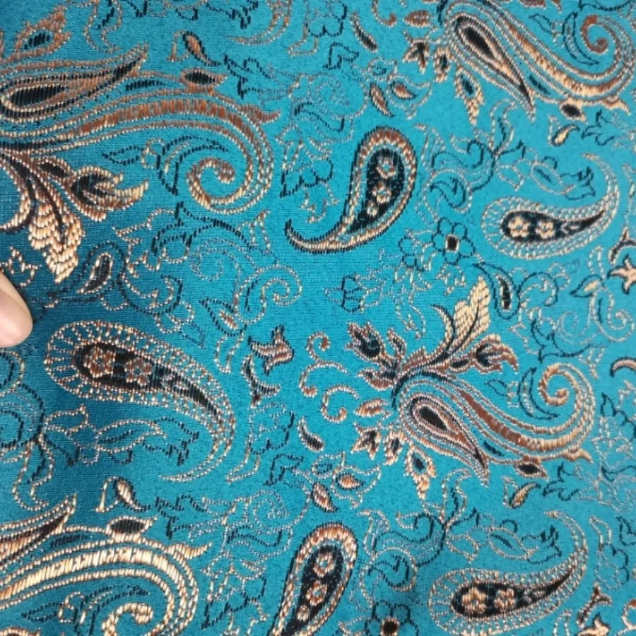 پارچه زرباف بته جقه