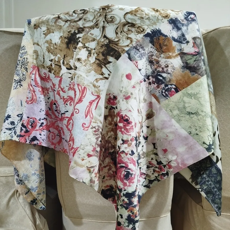 روسری ساتن ابریشم