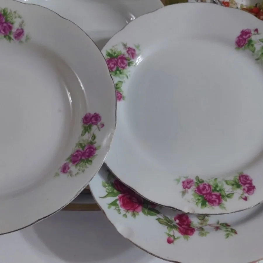بشقاب گلسرخی گل سرخی