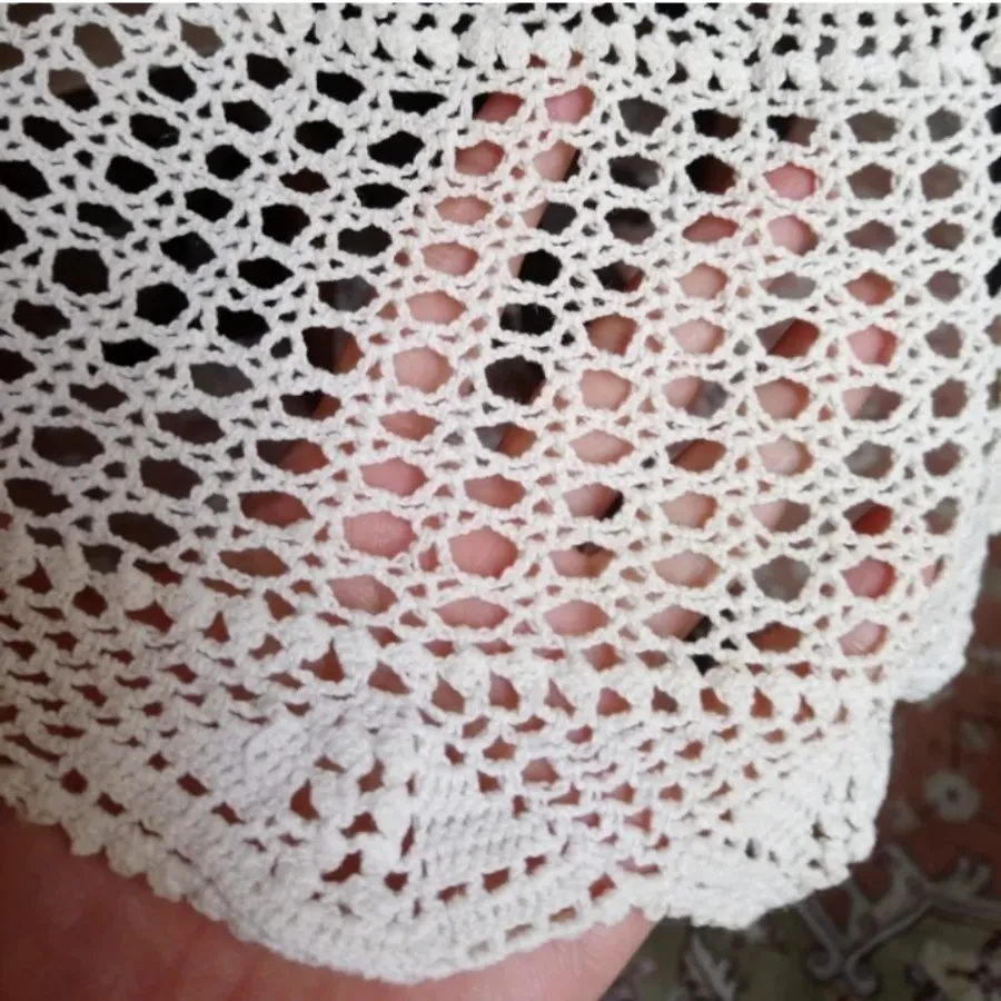 رومیزی قلاب بافی