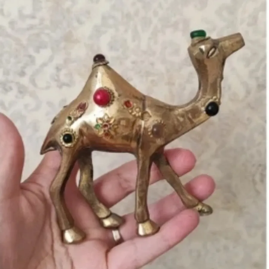 ست مجسمه برنجی قدیمی شتر