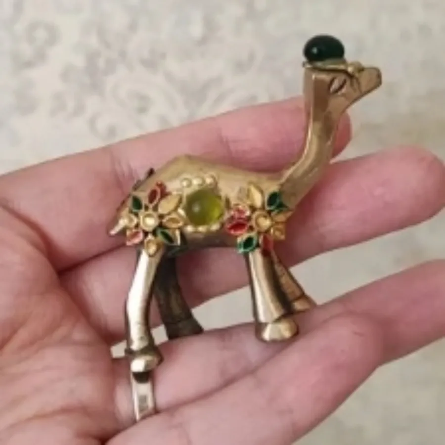ست مجسمه برنجی قدیمی شتر