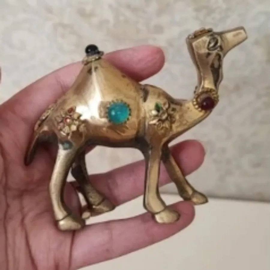 ست مجسمه برنجی قدیمی شتر