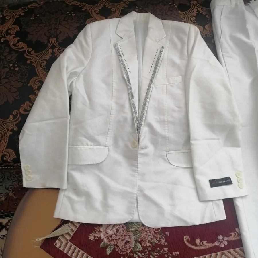 کت و شلوار بچگانه سفید