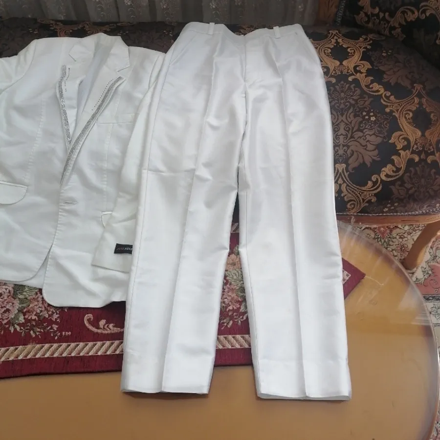 کت و شلوار بچگانه سفید