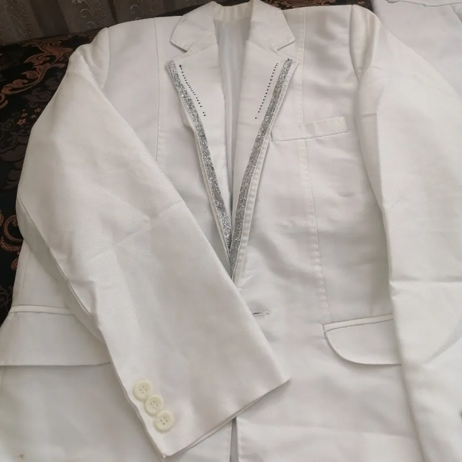 کت و شلوار بچگانه سفید