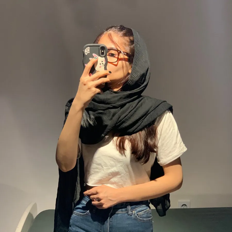 شال پلیسه نخی