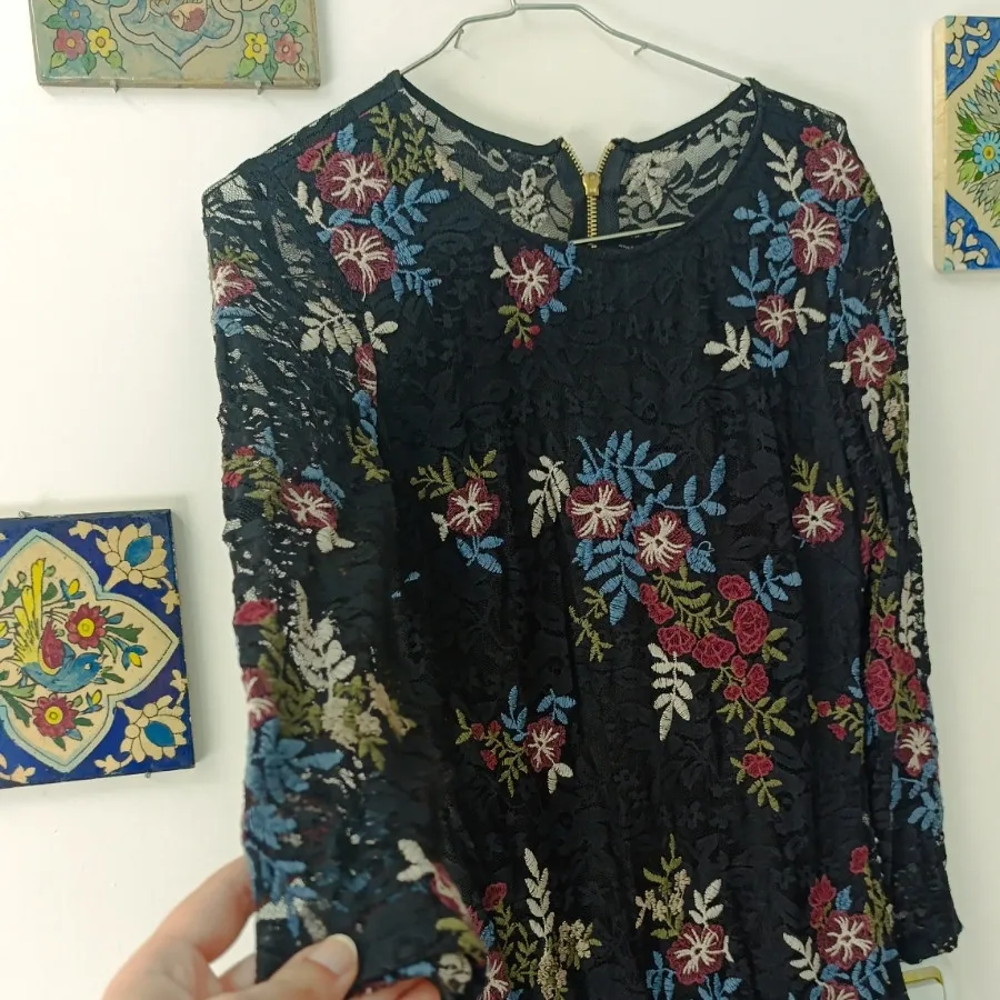 پیراهن گیپور مهمانی