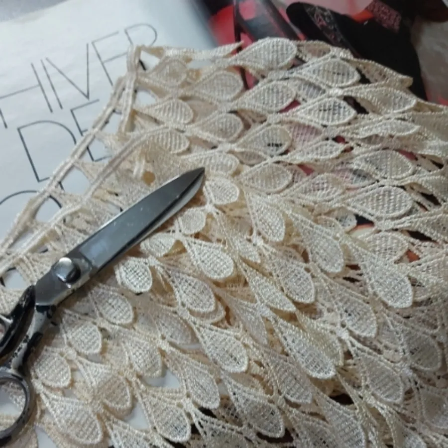 پارچه گیپور خرج کار