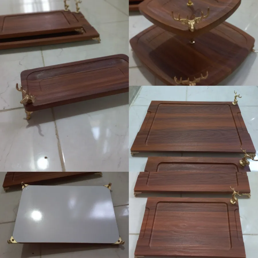 ظروف طرح چوب وکیومی