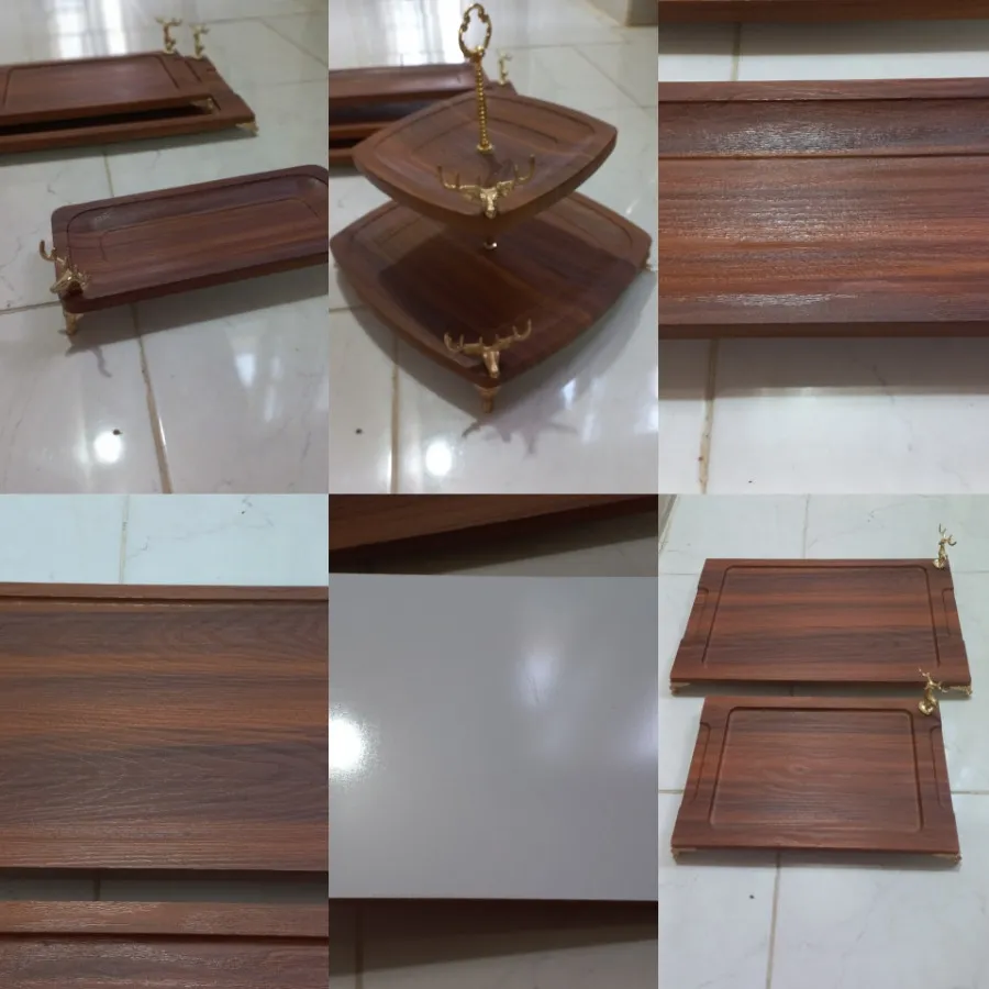 ظروف طرح چوب وکیومی