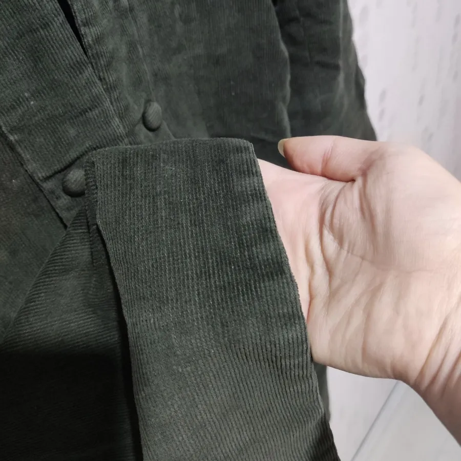پالتو کتی مخمل کبریتی