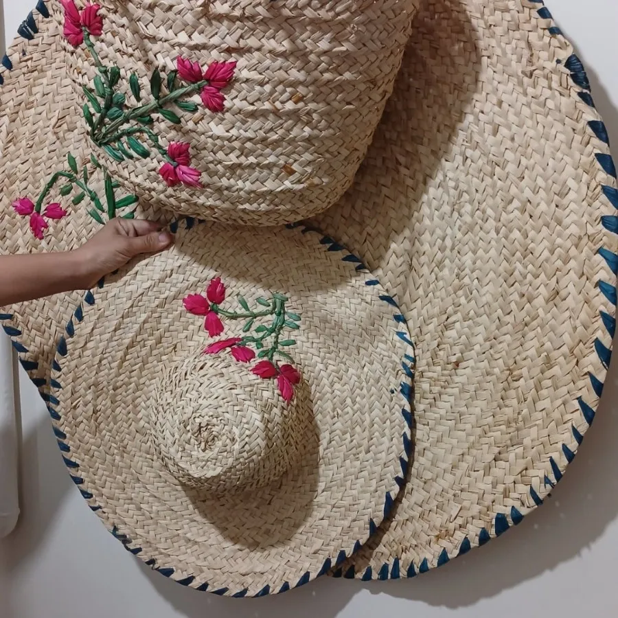 ست حصیری کلاه و کیف خرید
