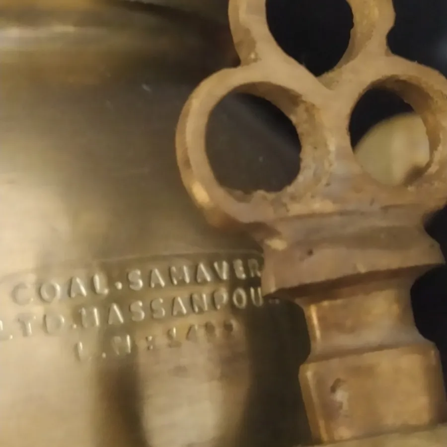 سماورقدیمی برنج30سانت