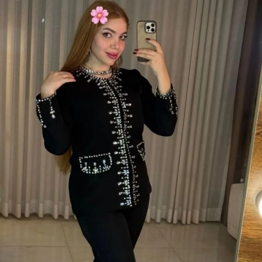 کت و شلوار جواهر دوزی