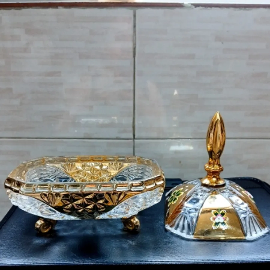 شکلات خوری طلاکوب برجسته