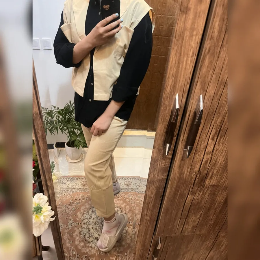 ست وست شلوار لینن