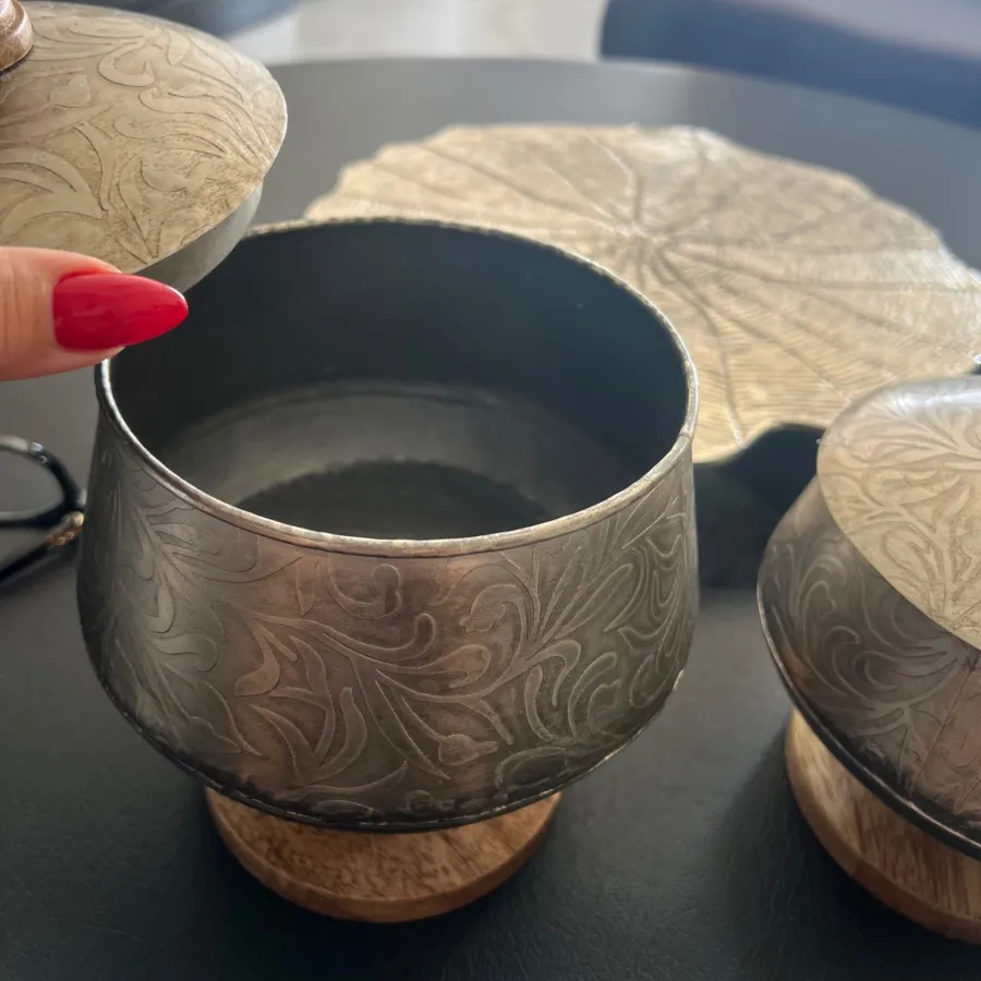 آجیل خوری برنجی هندی