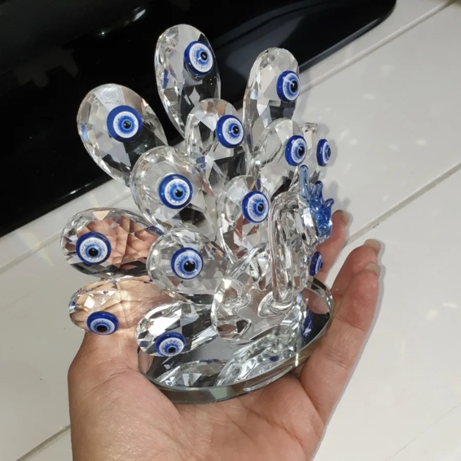 مجسمه کریستال طاووس