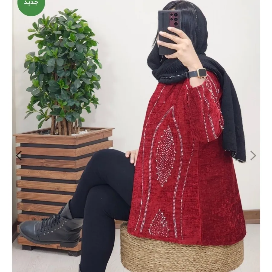 مانتو کت مخمل مجلسی