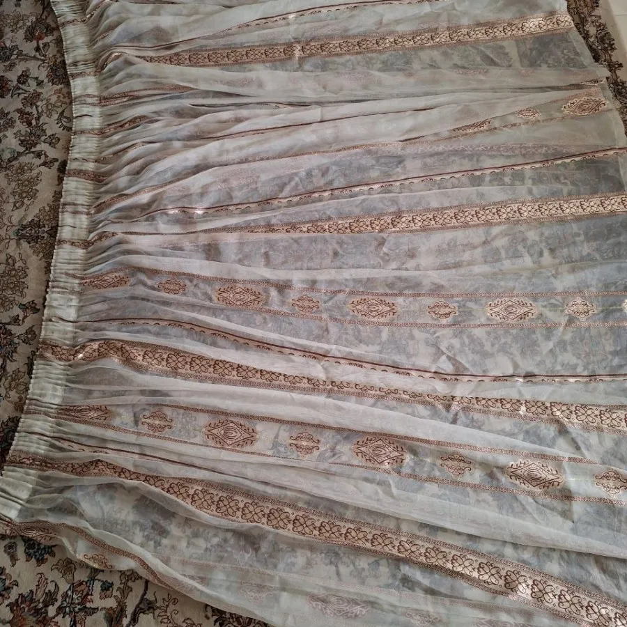 پرده حریر ارتفاع 160