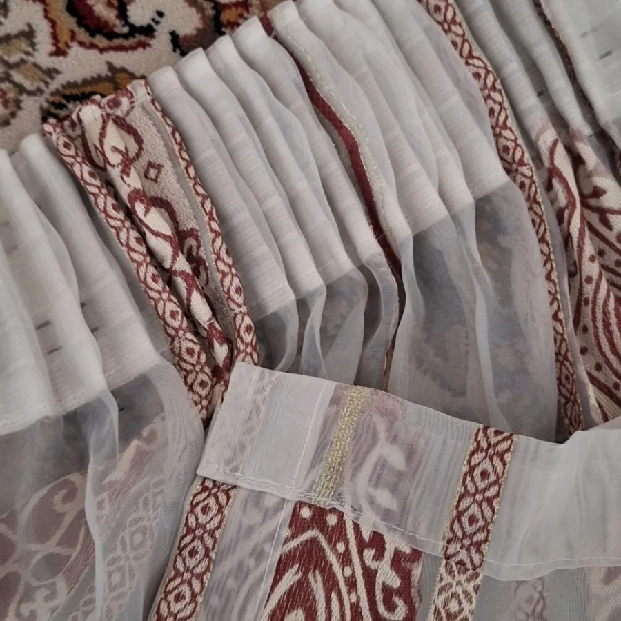 پرده حریر ارتفاع 160