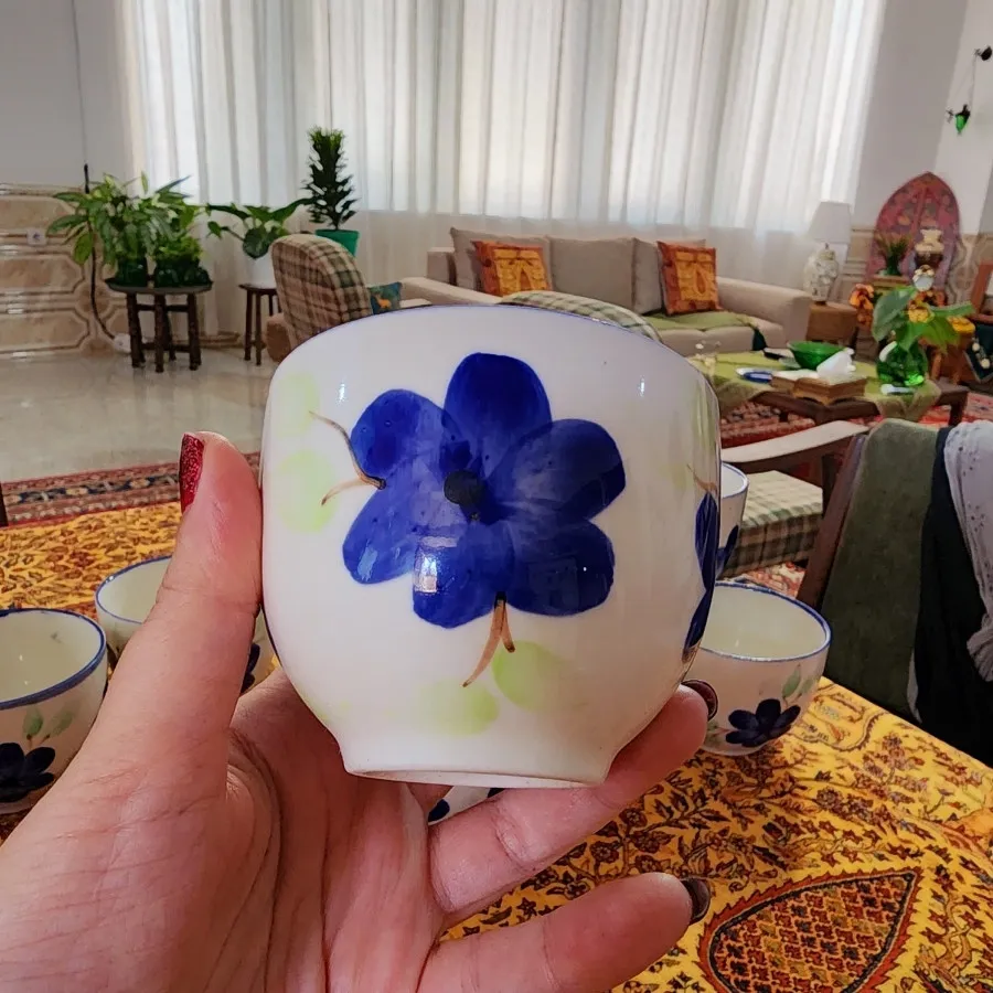 ست چایخوری دستساز قدیمی