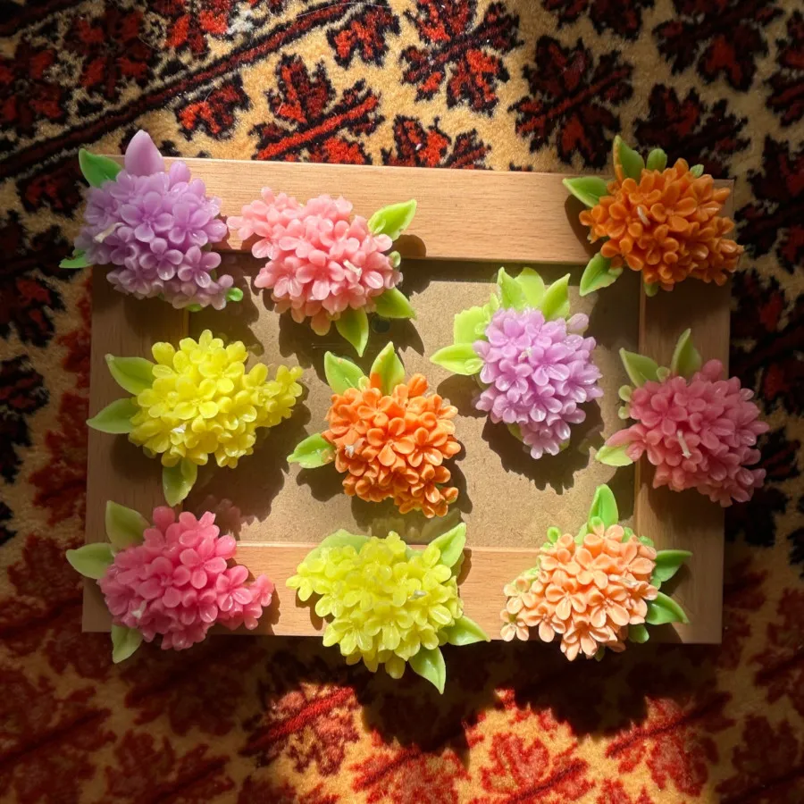 شمع گل یاس(پک3عدد)