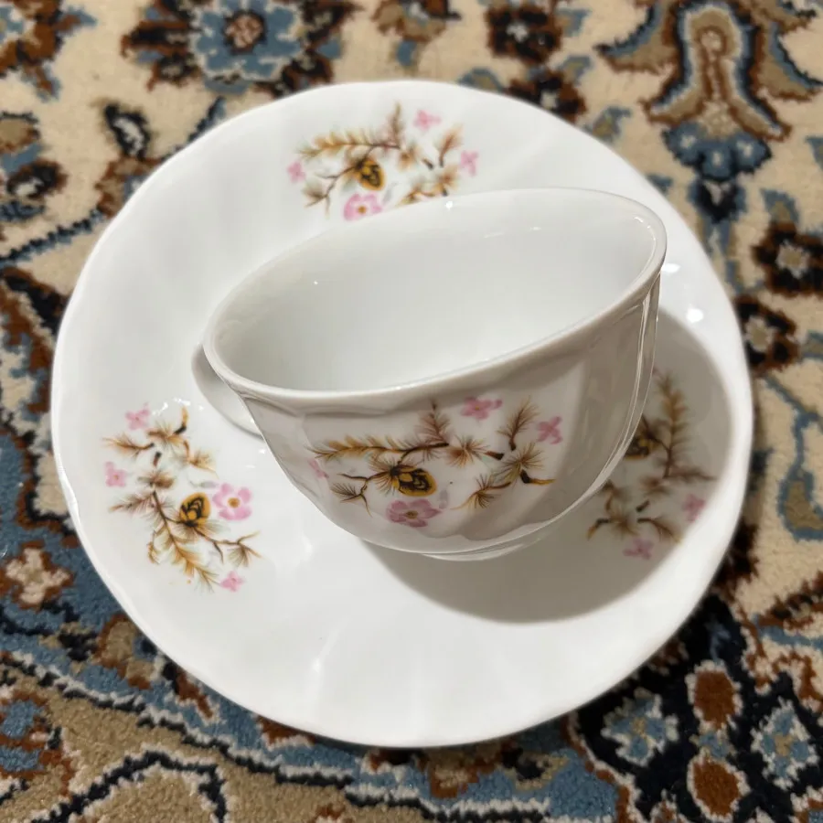 ست فنجان ونعلبکی خارجی نو