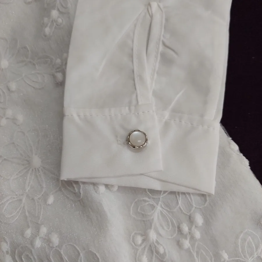 شومیز سفید بچگانه