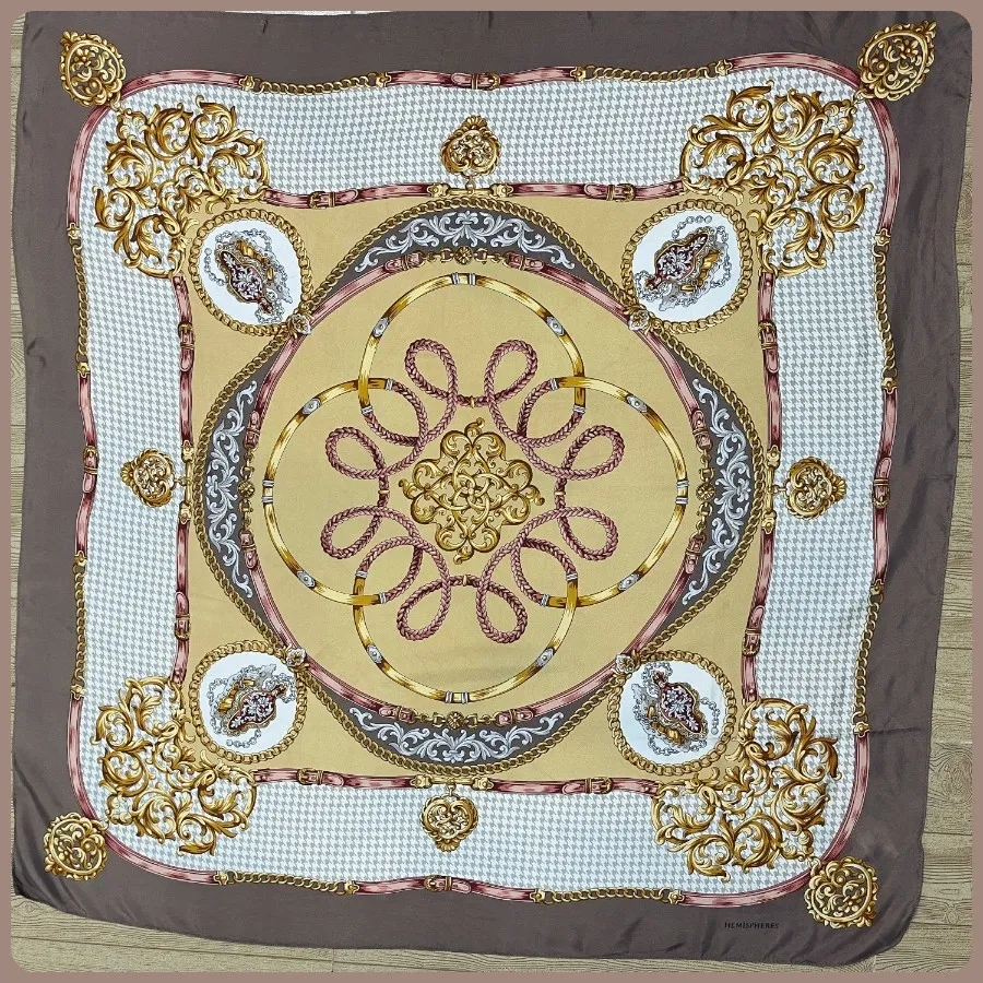 روسری ابریشم HEMISPHERES