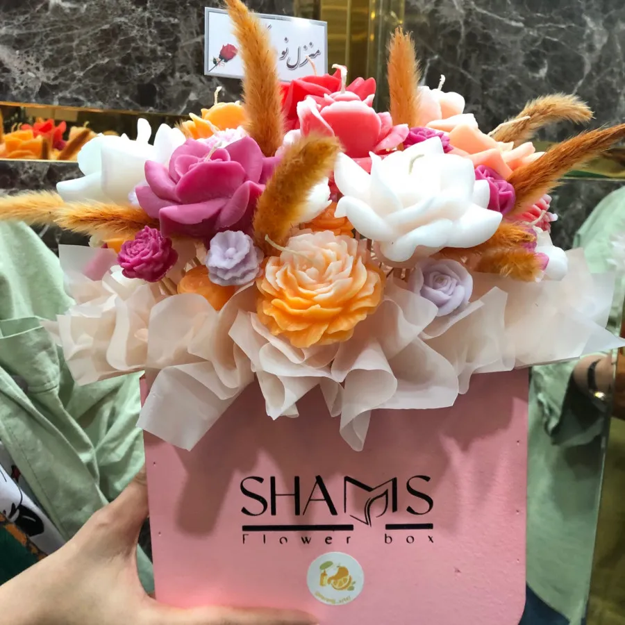 باکس گل شمعی