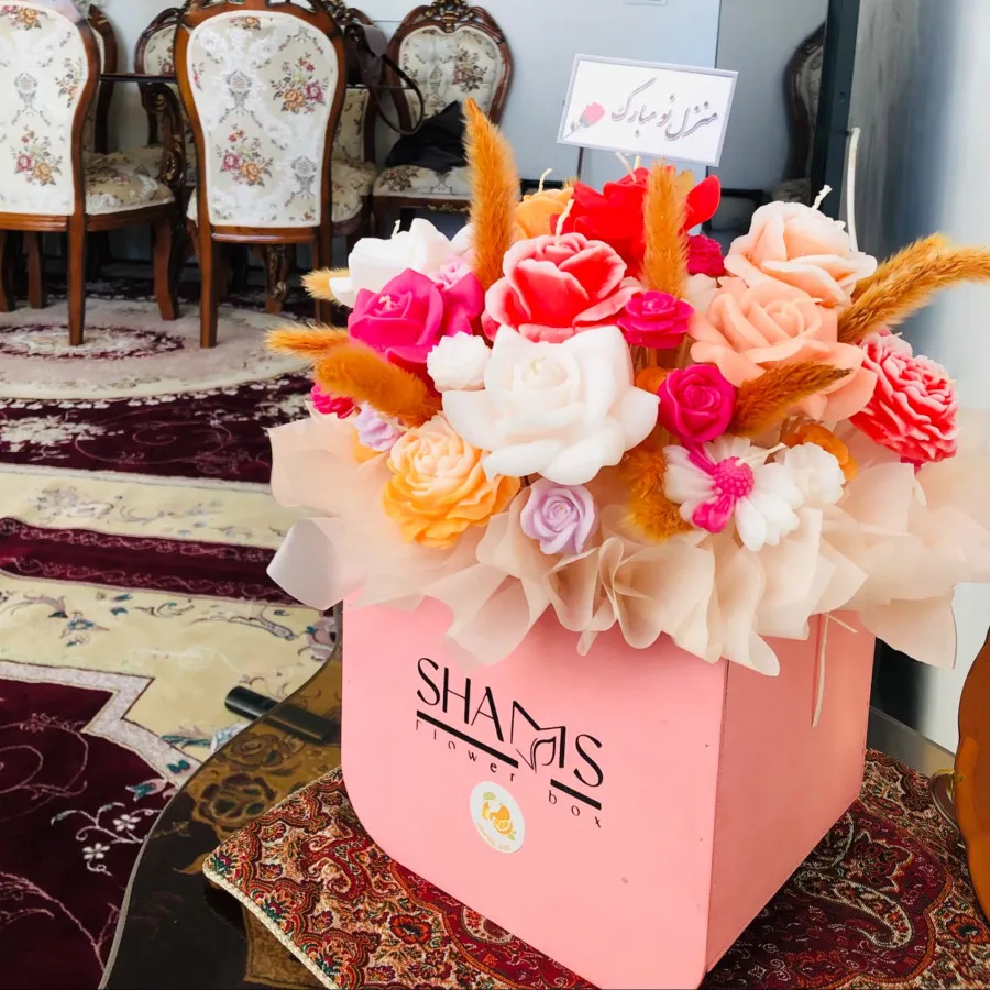 باکس گل شمعی