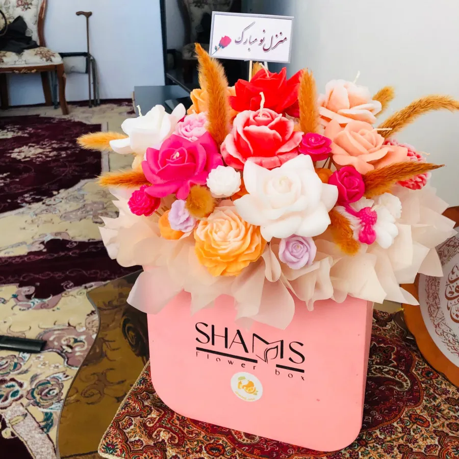 باکس گل شمعی