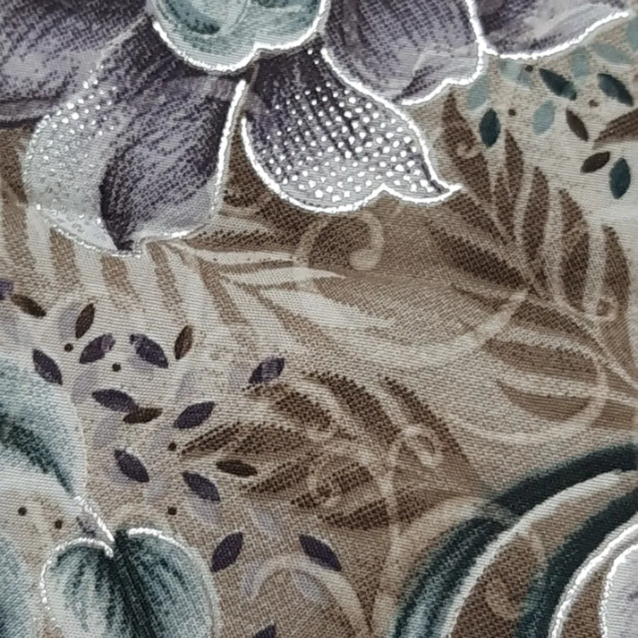 پارچه چادری  طرح نقره ای