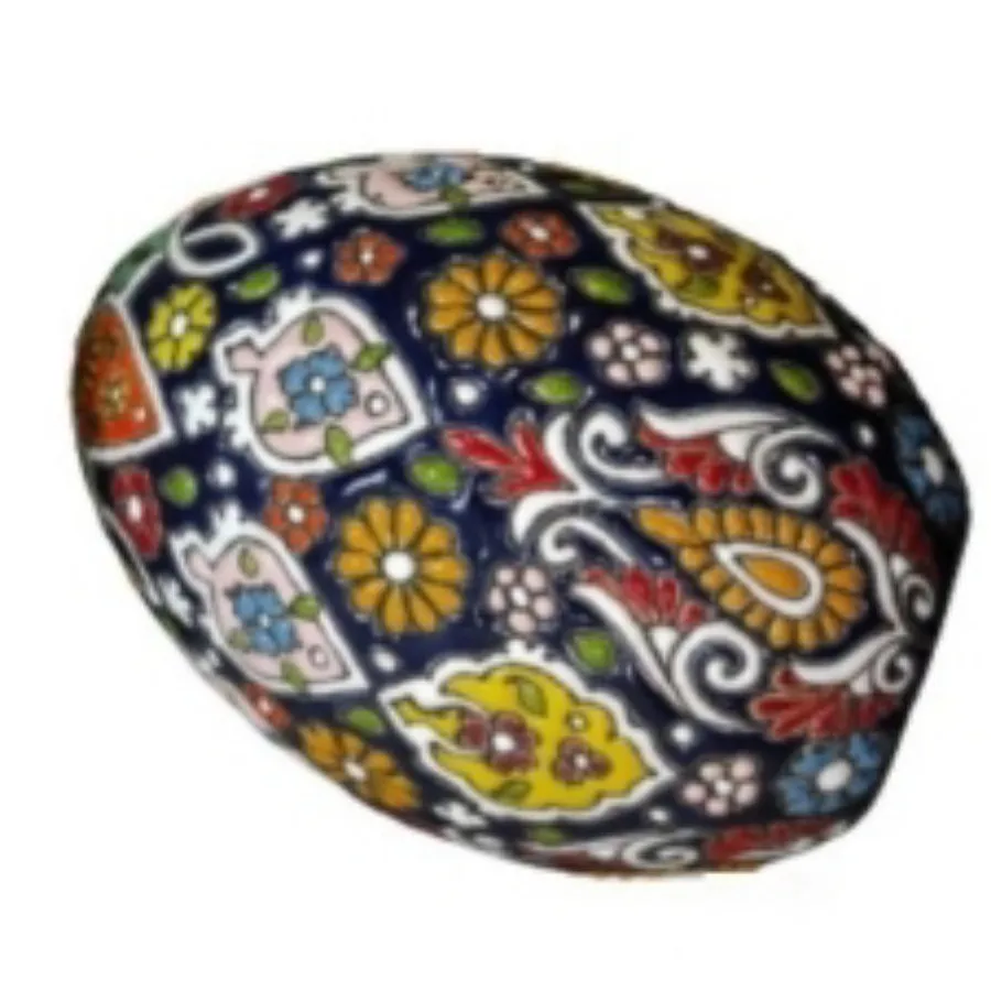 تخم مرغ سفالی میناکاری