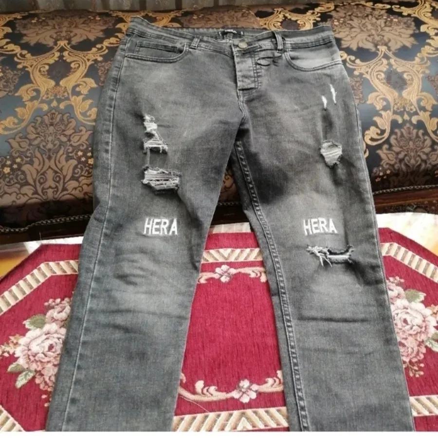 شلوار جین وارداتی طوسی