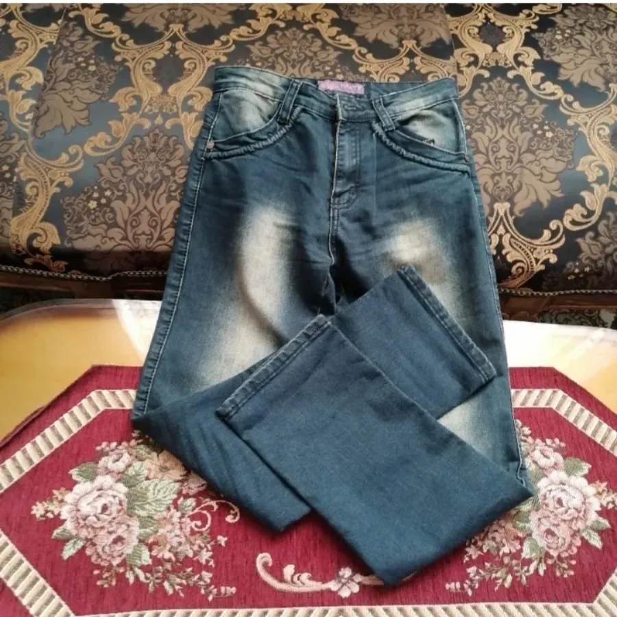 شلوار جین وارداتی آبی