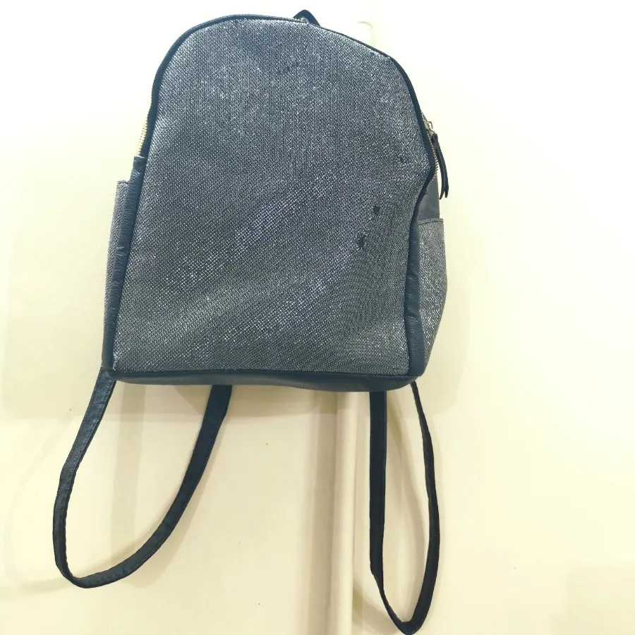 کیف کوله ترکیبی چرم لمه