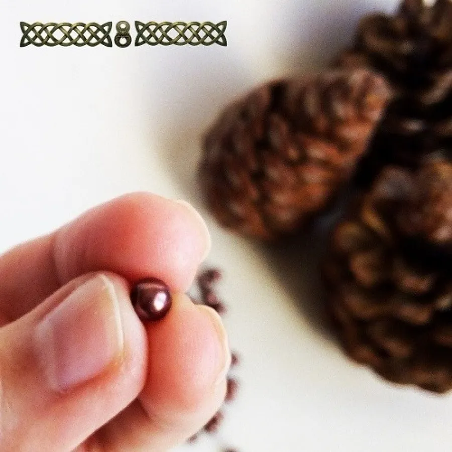 منجوق 4 میلیمتری شکلاتی