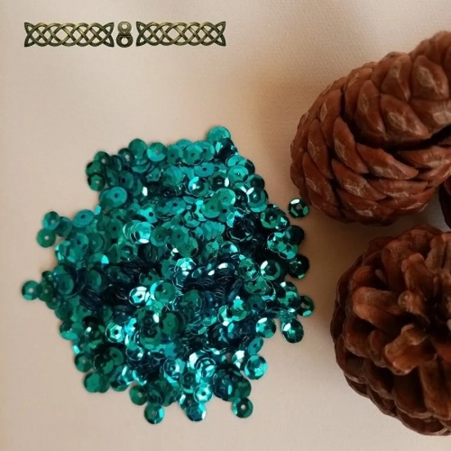 پولک گود سبزآبی (10 گرمی)