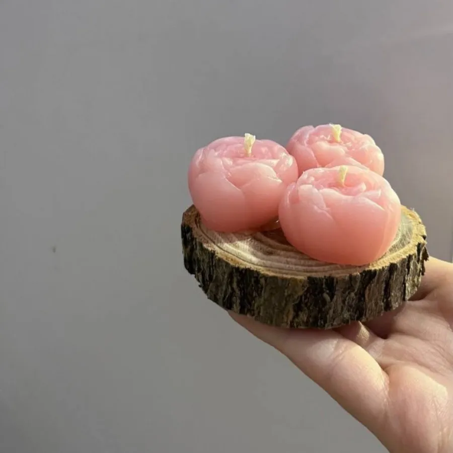شمع گل پیونی