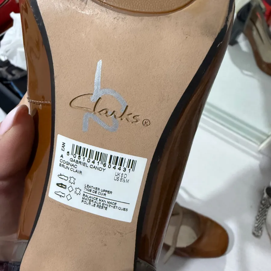 کفش پاشنه دار برند clarks