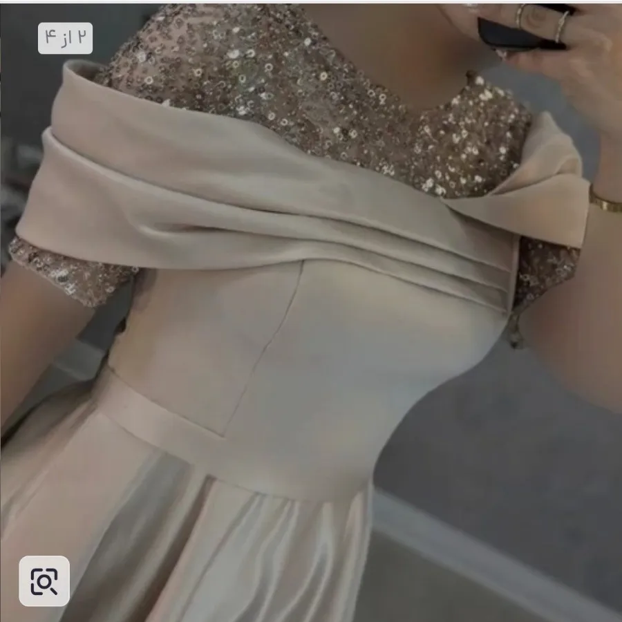 لباسی مجلسی ساتن